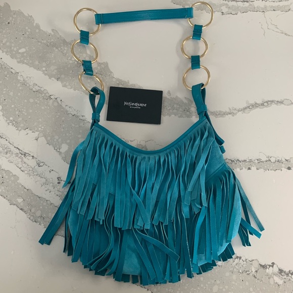Yves Saint Laurent Handbags - YvesSaintLaurent Fringe Bag!